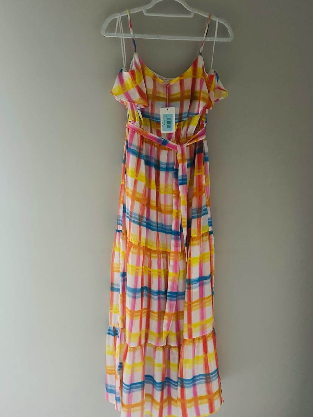 New! Skies are Blue Colorful Maxi Summer Anthropologie Inspired Dress